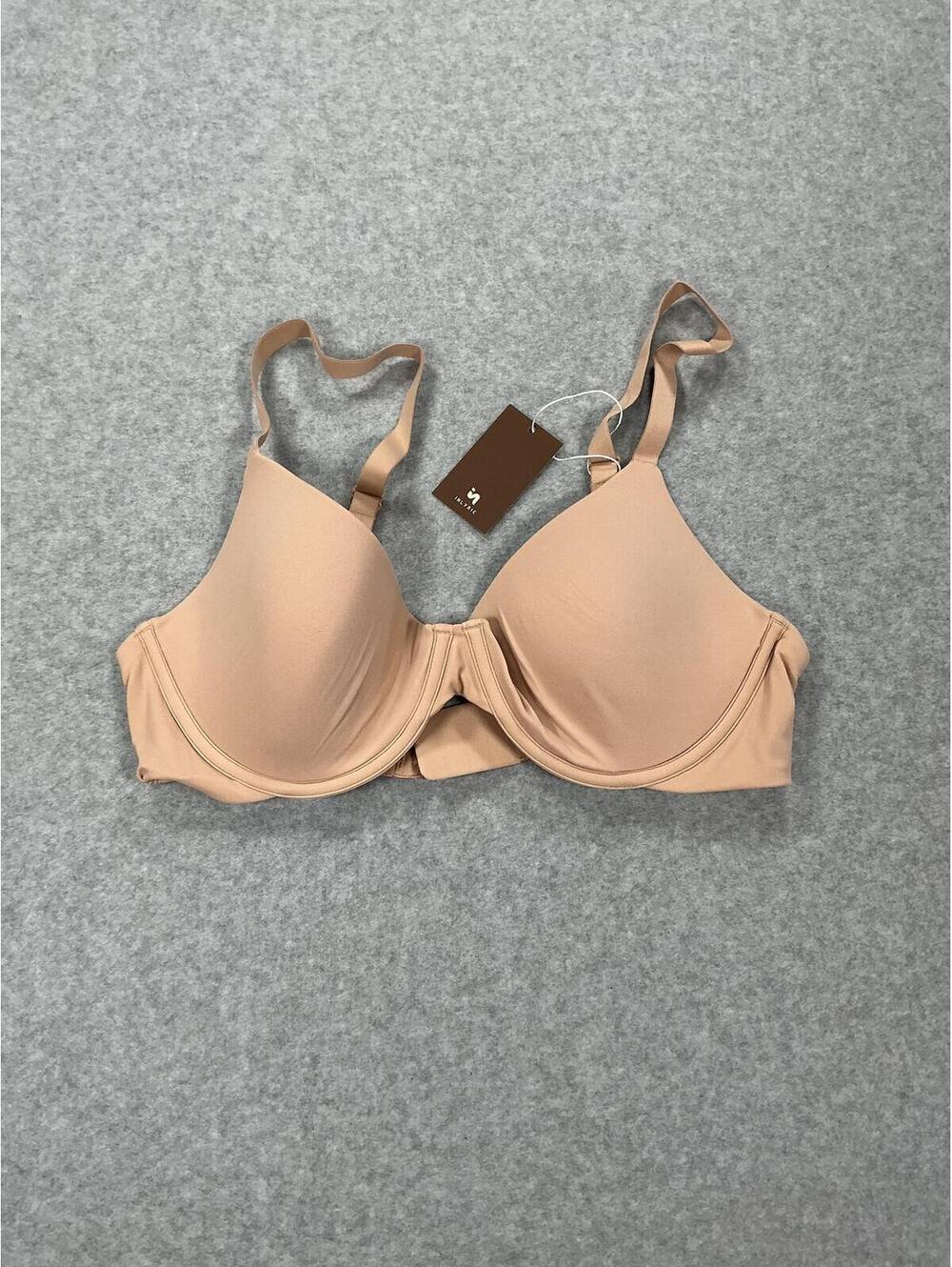 Seamless Nude T-Shirt Bandeau Bra with Underwire